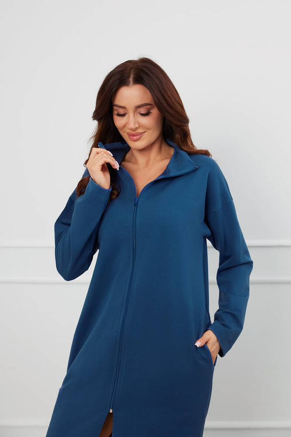 Halat cu fermoar pentru femei Grafi Modă italiană - denim 