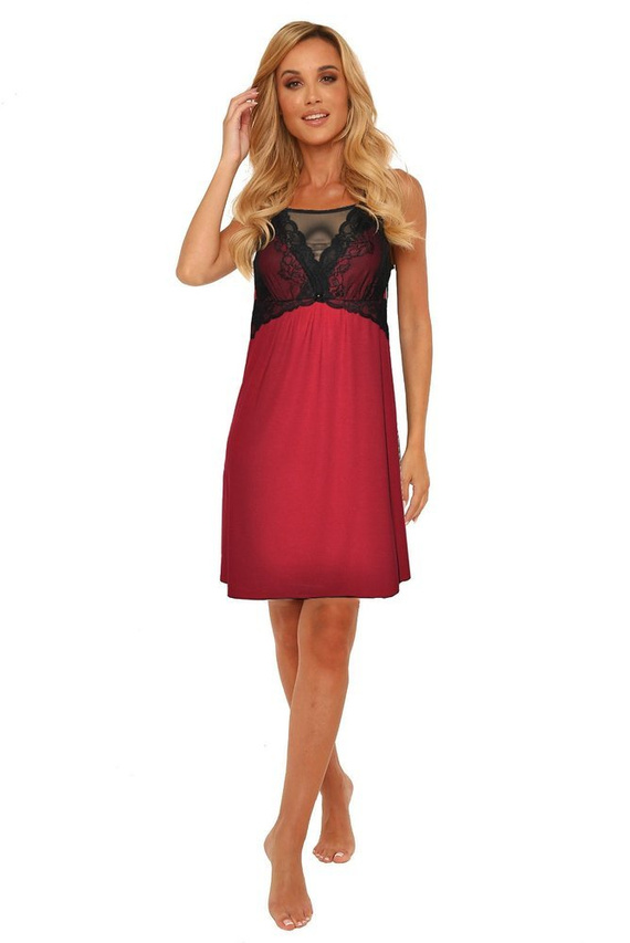 485 Cămașă de noapte fără bretele Artemise Forex - burgundy