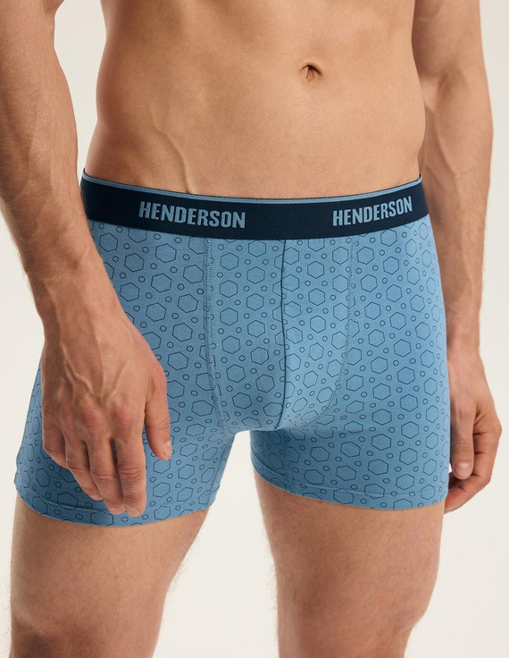 Bokserki bărbați Henderson 44515 Brex2 2-pack bumbac cu talie lată și logo