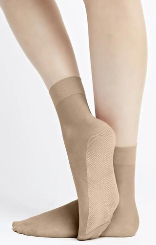 Nature Sole Sosete dama 20 den Knittex - bej