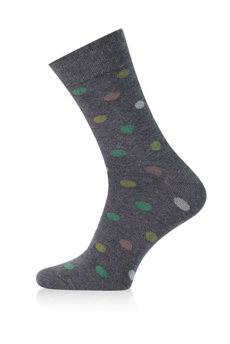 M21 Șosete lungi pentru bărbați Italian Fashion - c.melange/verde 