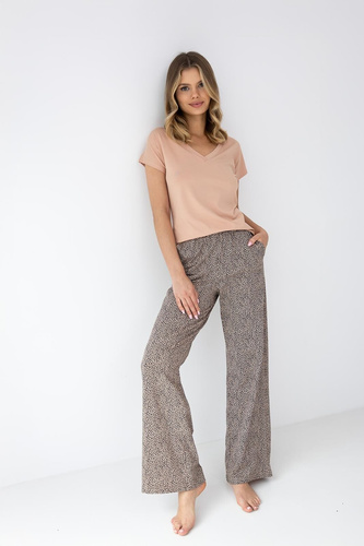 Pijama damă Liana Sensis – din bambus, cu mânecă scurtă și pantaloni lungi | Confort premium