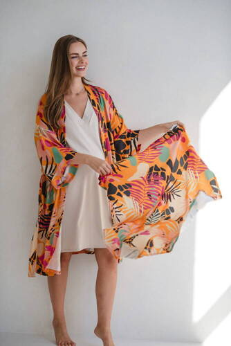 Înfășare din bambus Tropical Orange Milk&Love