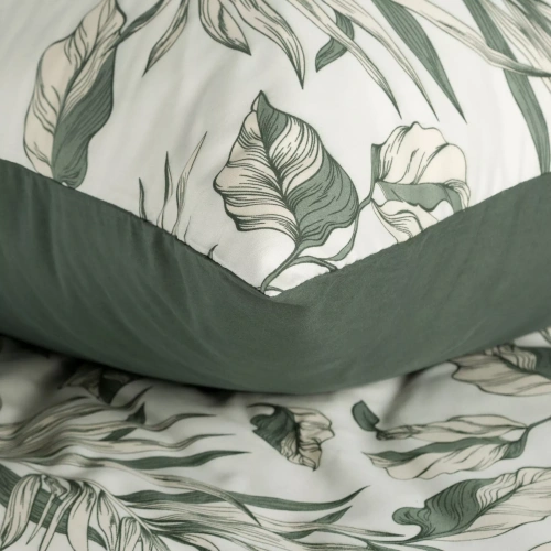 Lenjerie de pat Donna Design 91 florală reversibilă moale cu fermoar