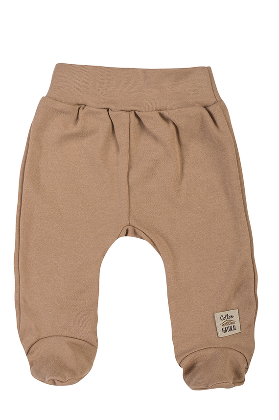 08253L Costum de dormit pentru bebelusi Bej Makoma "Unitone Latte".