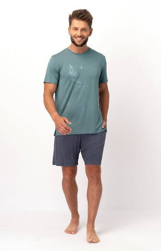 Pijamale pentru bărbați MNS 750 Bamboo Key - măsline