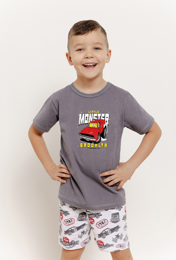 3408, 3409 Mateo pijamale băieți Taro - grafit