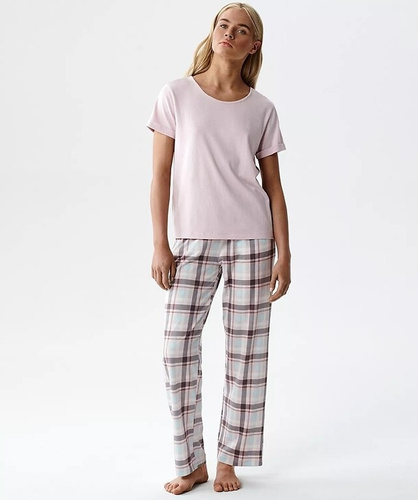 Pijama damă Atlantic NLP-513 modal bumbac mânecă scurtă pantaloni