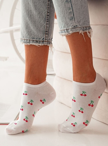 1146-067 Małe Cireșe Picioare Milena - alb