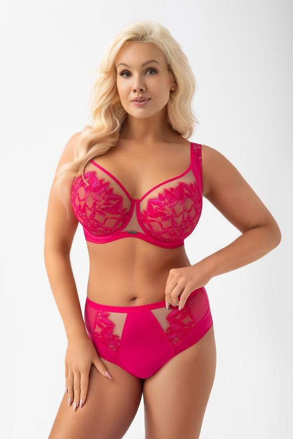 Sutien soft Gorsenia G029 Amaris Amarant K638 pentru bust mare soft