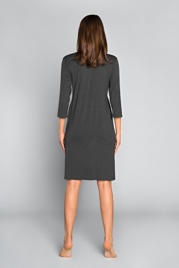 Italia Fashion sarcină și alăptare mânecă 3/4 sonata - dark melange/green