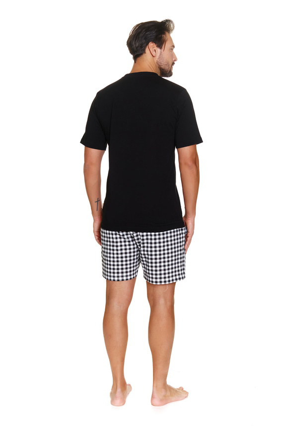 7214 Pijamale pentru bărbați Doctor Nap - neagră