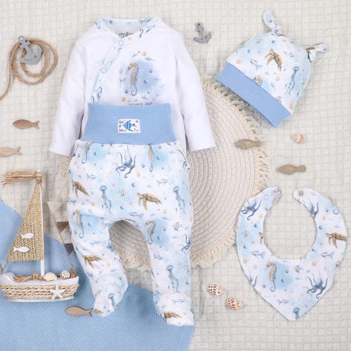 Set bebeluși SEA OF JOY NINI bumbac organic OEKO-TEX moale sigur piele