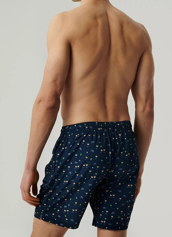 Trunchi de baie pentru bărbați KMB-221 Atlantic - bleumarin