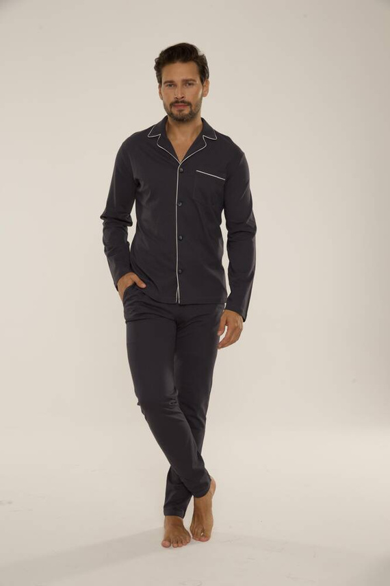 729 Norberto Pijama pentru bărbați De Lafense - grafit