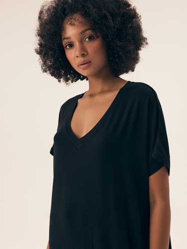 43041 Cămașă de noapte Noves Henderson - neagră