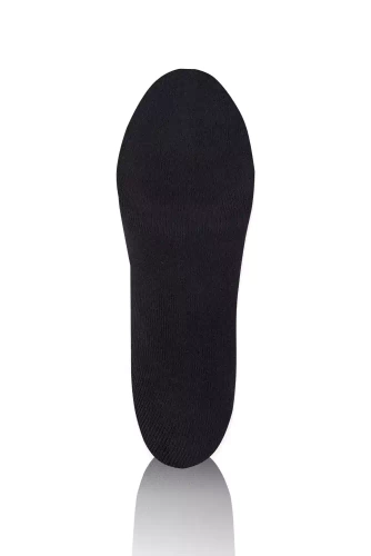 S150D Jumătate de șosete lungi de terry Italian Fashion - negru