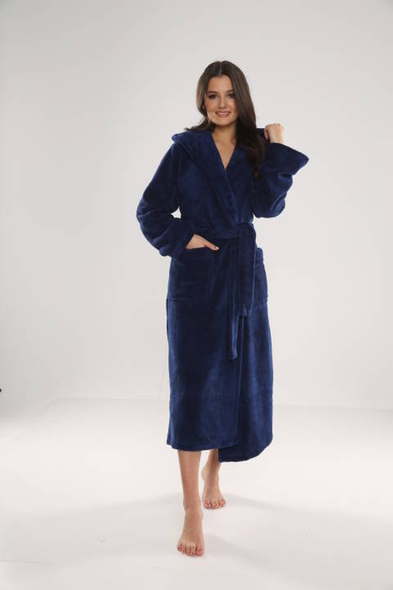 807 Luna II halat lung pentru femei Forex - albastru marin