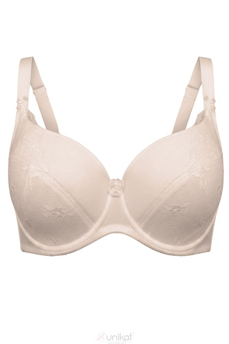 Sutien Brenda Unikat Full Cup bej susținere confortabilă zilnică