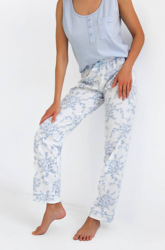 Pijama pentru femei Arely Sensis - albastru