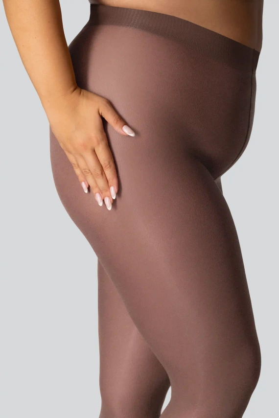 Colanți Elizabeth Queen Size 70 denier terra – netezi, mați, colorați, confortabili