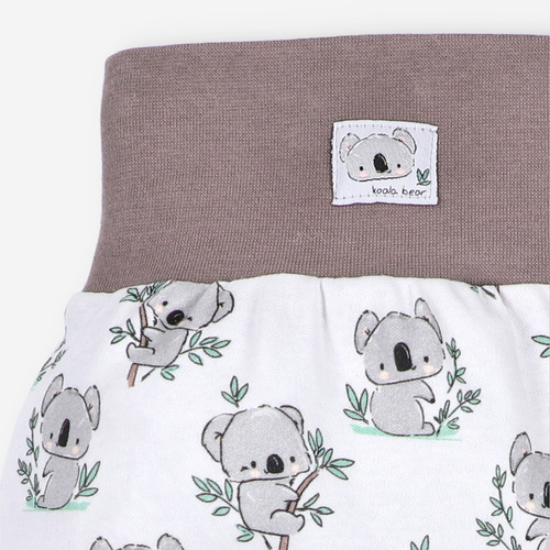 ABN-5210 Pantaloni scurți pentru bebeluși Nini Sweet Koala 100% bumbac organic