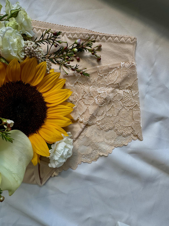 530 Iness Chiloți cu talie înaltă De lafense - bej