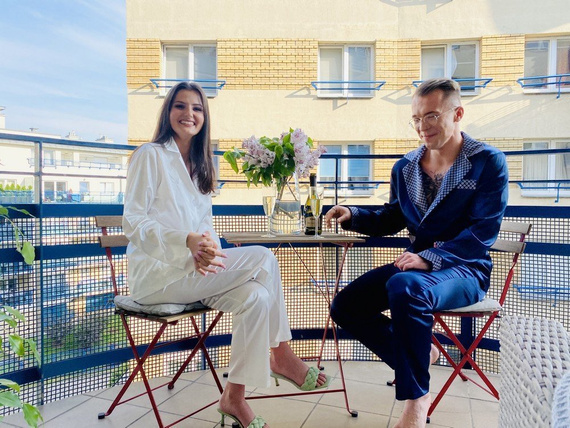 934 Pijama pentru femei Classic Forex - perlă/perlă