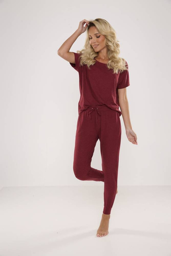 524 Paula Pijama de damă De Lafense - maro