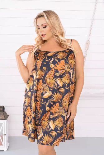 Cămașă pentru femei Monstera, slim-fit Italia Fashion - print