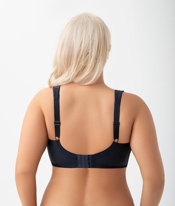 Sutien moale cu armură K 973 Nela Gorsenia navy blue - sutien confortabil pentru bustul plin