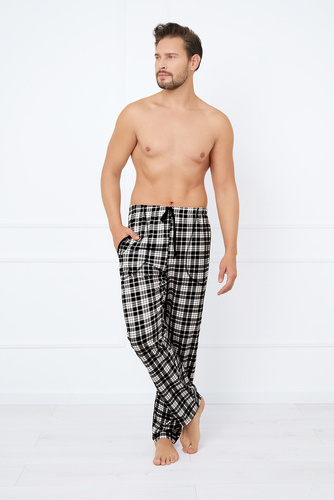 Pantaloni de pijama pentru bărbați Klark, lungi Italian Fashion - print