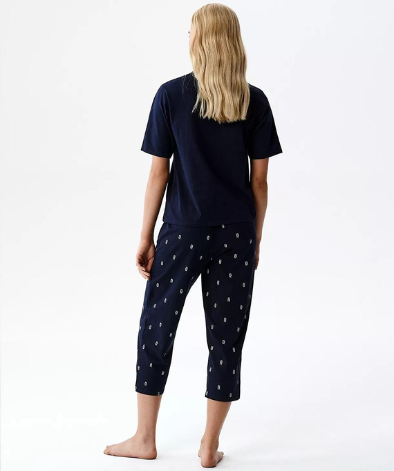 Pijama damă Atlantic NLP-511 bumbac 100% confort pantaloni 3/4