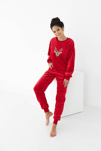 Pijama de damă Sensis Harriet - roșu