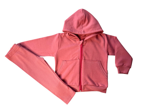 Trening Mamatti DR2155 pentru fete - un set la modă Malaga cu glugă