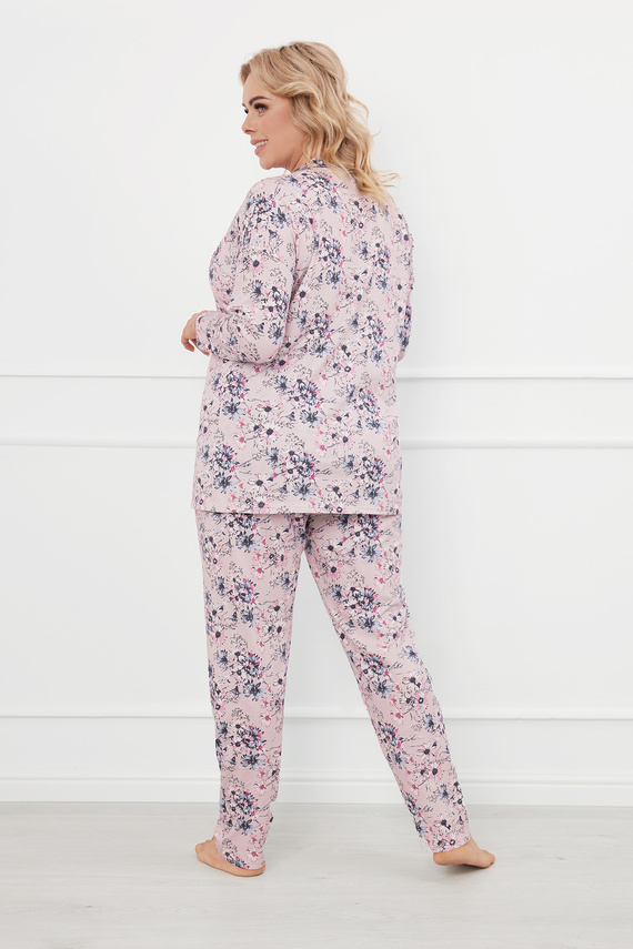 Toliana Pijama de damă cu mânecă lungă, pantaloni lungi Italian Fashion 