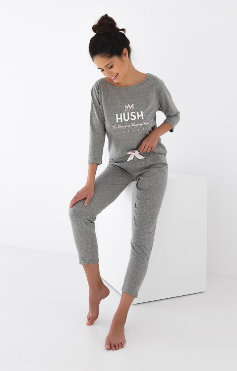 Hush Pijama pentru femei Sensis - gri melange