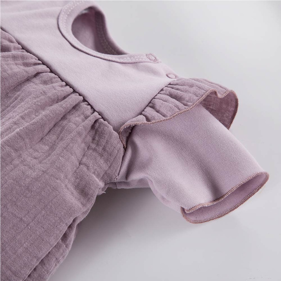 Rochie body cu mâneci scurte Botanic Eevi - heather