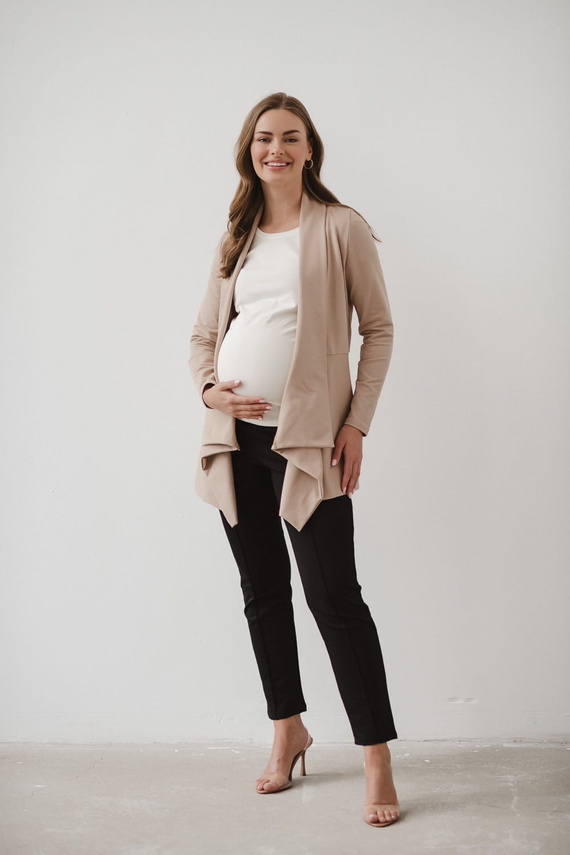 Cardigan de maternitate Mama Wrap Milk&Love bej