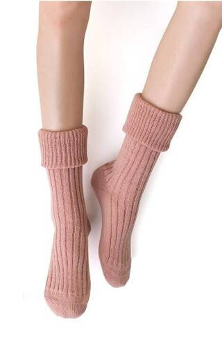 ART..067 Sosete de dormit dama Steven - 077 pudra