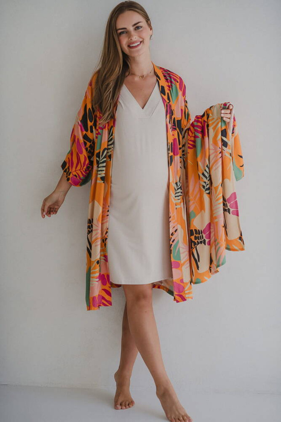 Înfășare din bambus Tropical Orange Milk&Love