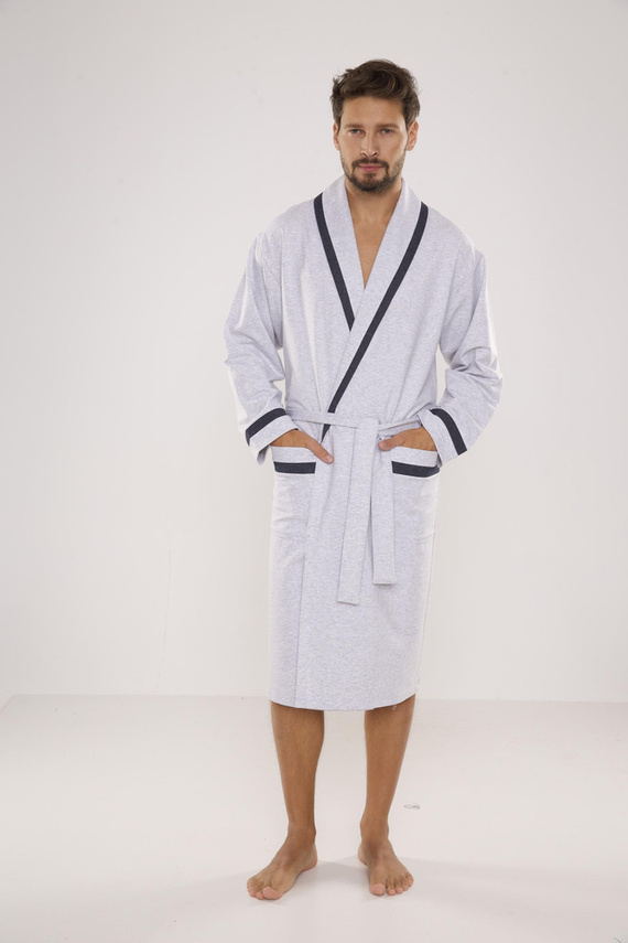 564 Halat pentru bărbați Bruno De Lafense - melange deschis 