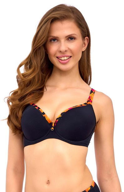Sofia Big Black Lupoline sutien de baie cu arici pentru busturi mari