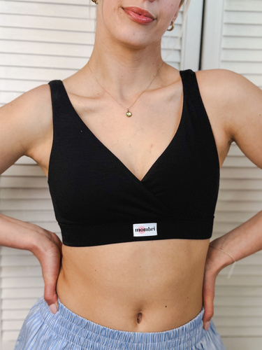 Milk&Love Mombri Klasyk sutien alăptare impermeabil black