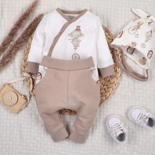 Căciuliță pentru bebeluși Circus Nini – 100% bumbac organic