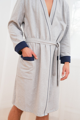 Gabriel Halat pentru bărbați cu buzunare Italian Fashion- melange/grenade