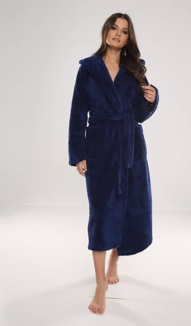 807 Luna II halat lung pentru femei Forex - albastru marin