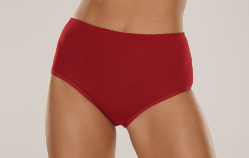 018 Sara Chiloți cu talie înaltă De lafense - burgundy