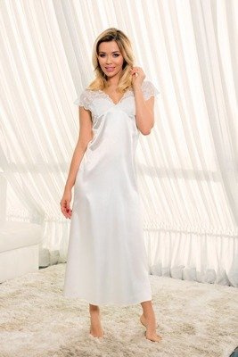 Mactan Halka cămașă din satin pentru femei Kalimo - ecru