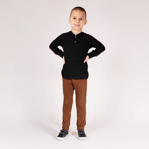 169545 Pantaloni de trening Nicol - maro